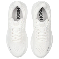 Hoka Bondi 9 White Cushioned Sneakers