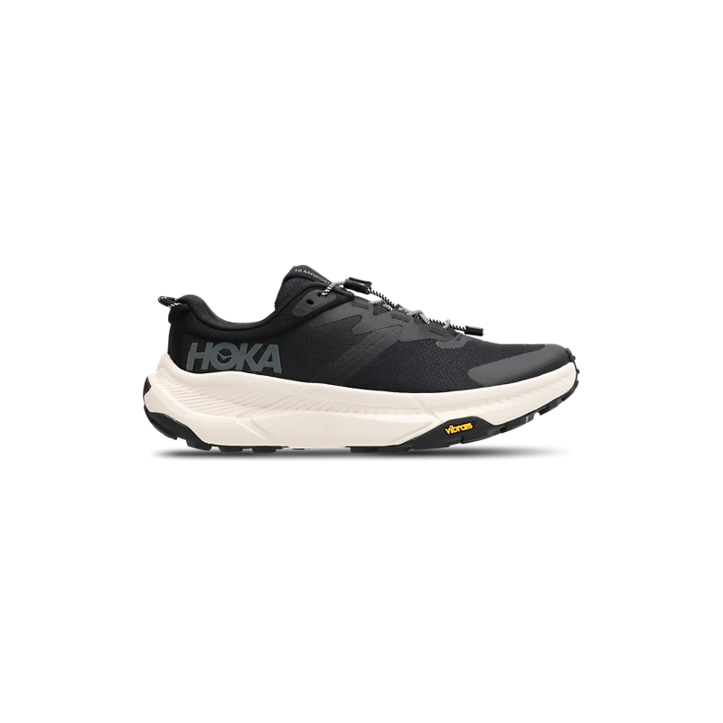 Hoka Transport Black White Sneakers